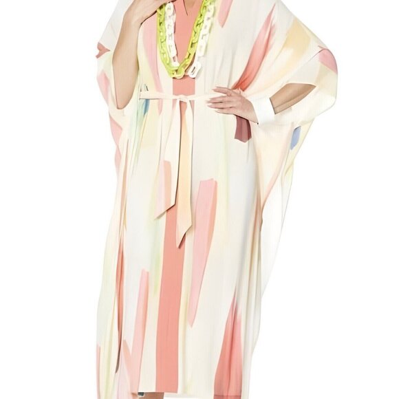 NEW! Rara Avis by Iris Apfel Designer Sheer Caftan/Kaftan Dress CoverUp, Size 1X - Picture 1 of 14